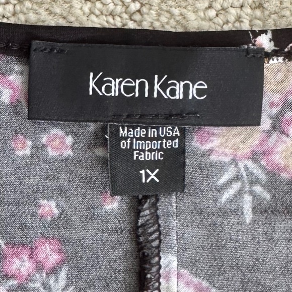 Bundle of 2 Tunic Tops Karen Kane/Susan Graver Size 1X Floral Fall Casual Travel - Picture 4 of 16